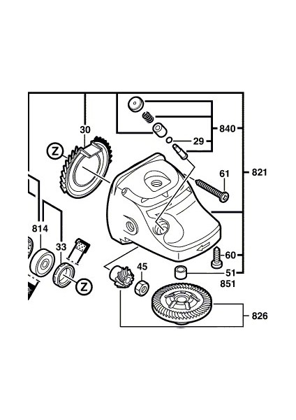 Taşlama Makinesi Dişli Muhafaza Ve Şanzıman Kutusu Gövdesi – 1607000968 indirimleri