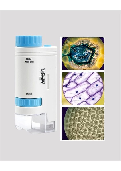 Portatif El Mikroskop – LED Işıklı, Aynı Anda Net Odaklama indirimleri