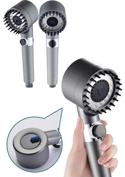 Duş Başlığı Profesyonel Masaj Başlıklı 3 Modlu Nesil Masaj Uçlu Su Tasarruflu modelleri