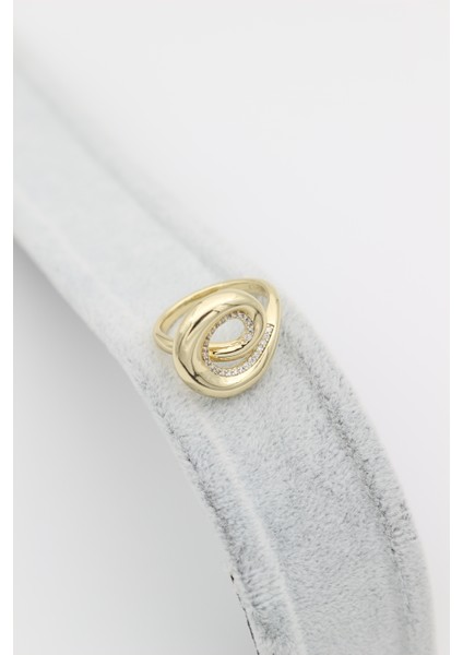 Stil Incisi/ Xupıng Jewelry /salyangoz Model Zirkon Taşlı Yüzük modelleri