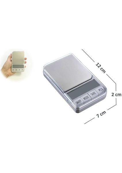 100G 0.01G Dijital Hassas Cep Terazi Taşınabilir Kapaklı modelleri