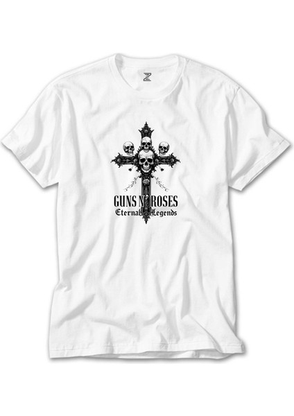 Guns N Roses Eternal Legends Beyaz Tişört