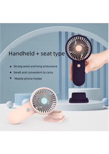 Şarjlı Taşınabilir El Tipi Mini Fan modelleri