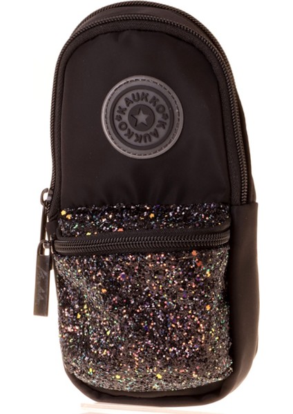 Bright Junior Bag Kalem Çantası Taşlı Siyah K2718