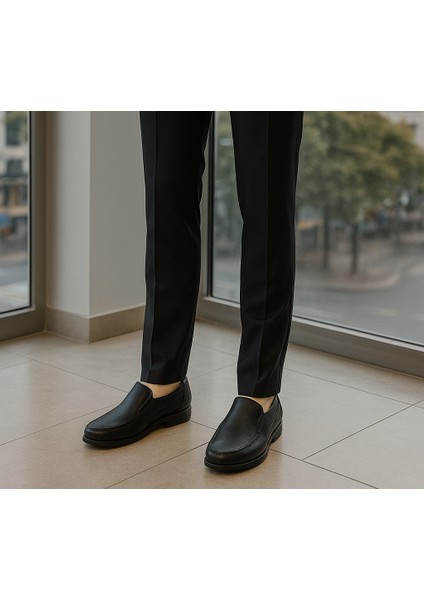 GR0102 Hakiki Vidala Deri Ortopedik Poli Küçük Büyük Numara Taban Günlük Rahat Erkek Casual Baba Ayakkabısı