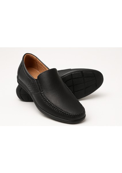 GR0102 Hakiki Vidala Deri Ortopedik Poli Küçük Büyük Numara Taban Günlük Rahat Erkek Casual Baba Ayakkabısı