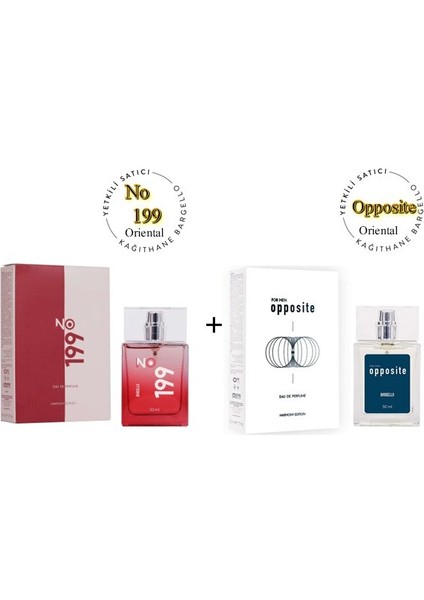 No: 199 + Opposıte Unissex / Erkek Parfüm Edp 50 ml Oriental - Mnms50no199ops