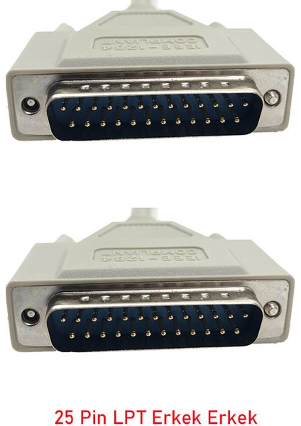 25 Pin Lpt Paralel Port Yazıcı Kablosu DB25 Lpt Erke Kablo 3m modelleri