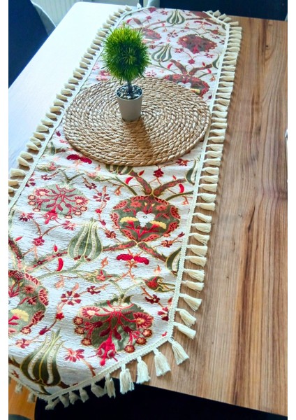 Home Çiçekli Masa Runner 35 x 135 cm