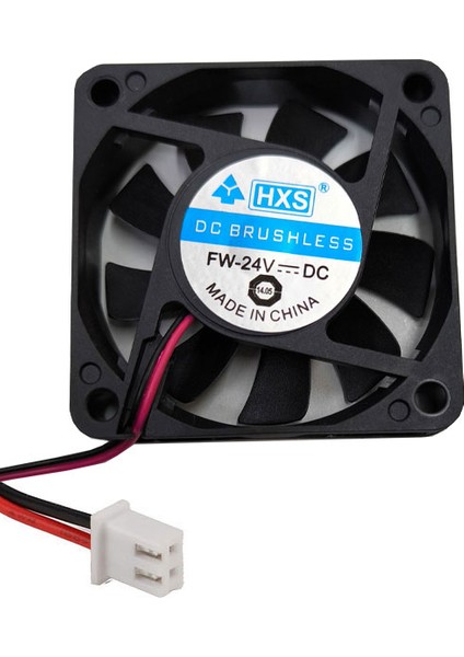 6cm 24V 2 Pinli Fan 6cm x 6cm x 1.5cm 2 Pimli Dc 24VOLT Fan