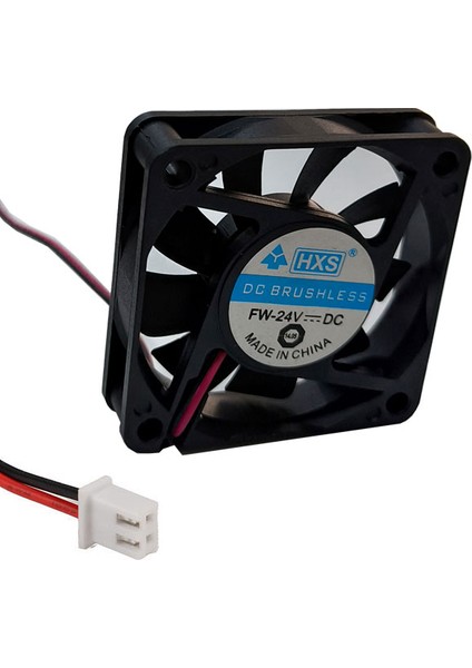 6cm 24V 2 Pinli Fan 6cm x 6cm x 1.5cm 2 Pimli Dc 24VOLT Fan modelleri