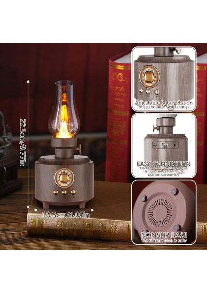 Gaz Lamba Görüntülü Otantik Bluetooth Müzik Çalar