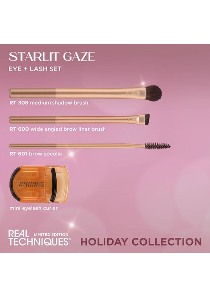 RT-7210 Starlit Gaze Eye And Lash Limited Edition Göz ve Kirpik Makyaj Fırça Seti modelleri