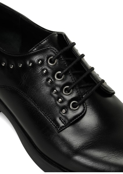 324037.Z 4Pr Siyah Kadın Oxford Ayakkabı