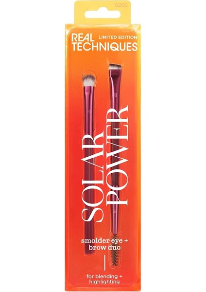 RT-0061 Solar Power Smolder Limited Edition İkili Göz ve Kaş Makyaj Fırça Seti