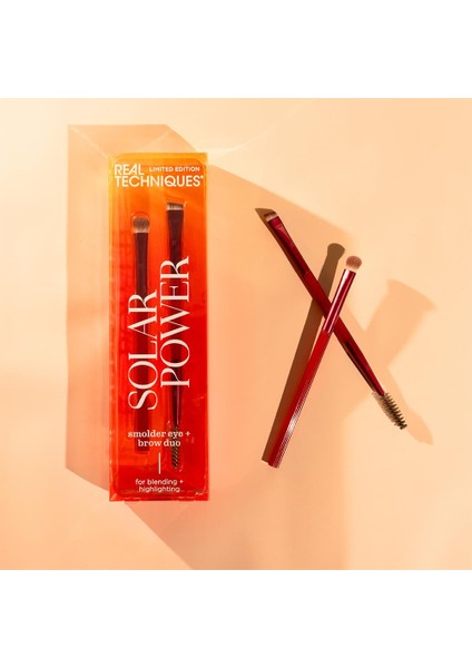RT-0061 Solar Power Smolder Limited Edition İkili Göz ve Kaş Makyaj Fırça Seti fiyatları