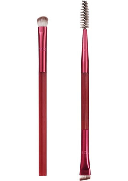 RT-0061 Solar Power Smolder Limited Edition İkili Göz ve Kaş Makyaj Fırça Seti fırsatları