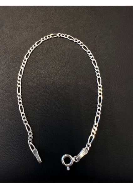 2 mm Figaro Erkek Gümüş Bileklik modelleri