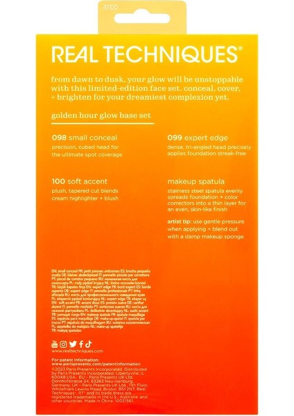 RT-021561 Solar Power Golden Hour Limited Edition Makyaj Fırça Seti