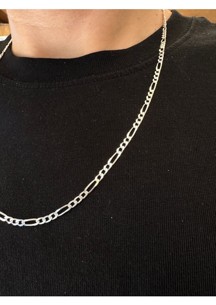 2,5 mm Figaro Zincir Erkek Gümüş Kolye fiyatları