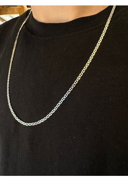 2,5 mm Barlı Zincir Erkek Gümüş Kolye fiyatları