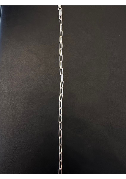 3,7 mm Ataç Erkek Gümüş Bileklik