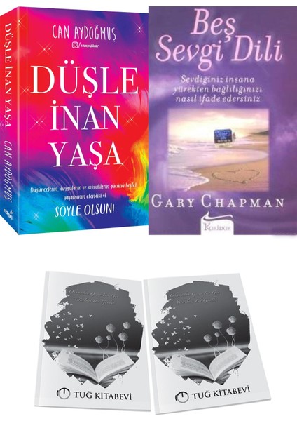 Düşle Inan Yaşa ve Beş Sevgi Dili + Hediyeli