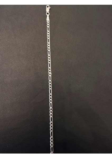 2,8 mm Figaro Erkek Gümüş Bileklik