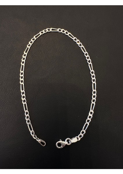 2,5 mm Figaro Erkek Gümüş Bileklik fiyatları