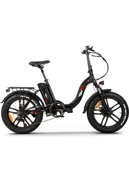 RKS Rks Rsı-X Pro 20 inç Katlanabilir Elektrikli Bisiklet 7 Vites ile Şehir ve Dağ Kullanımı İçin
