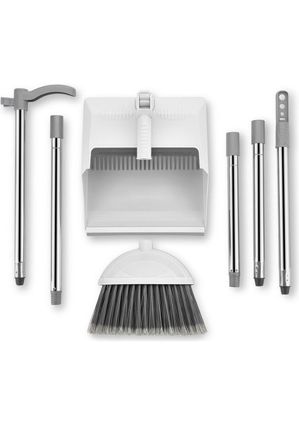 Beyaz Katlanabilir Fırça ve Taraklı Paslanmaz Çelik Saplı Faraş Seti fiyatları