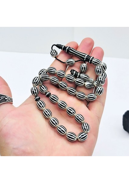 120 Mikron Usta İşi Erzurum Oltu Taşı Tesbih fırsatları