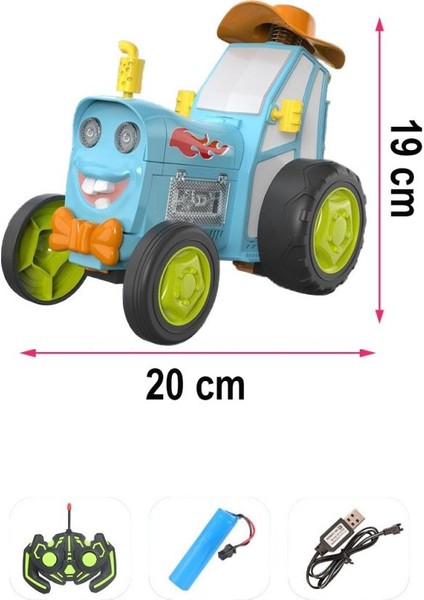 Oyuncak Dans Eden Çılgın Traktör - Kumandalı Çılgın Traktör 2101-A fiyatları