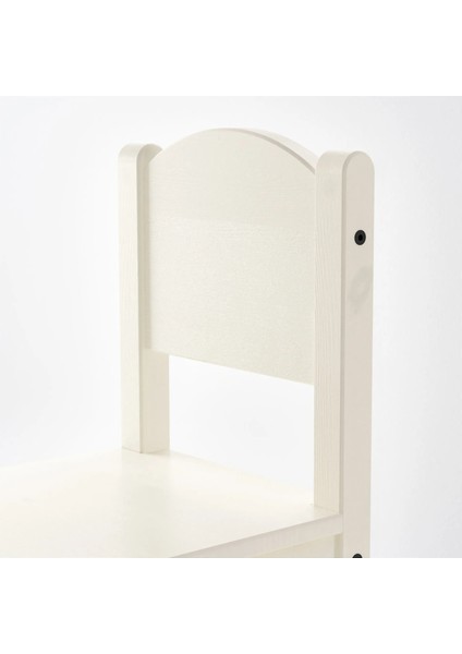 Sundvık Çocuk Sandalyesi Beyaz 55 x 29 x 28 cm Oturma Alanı Okul Öncesi Için Ideal modelleri