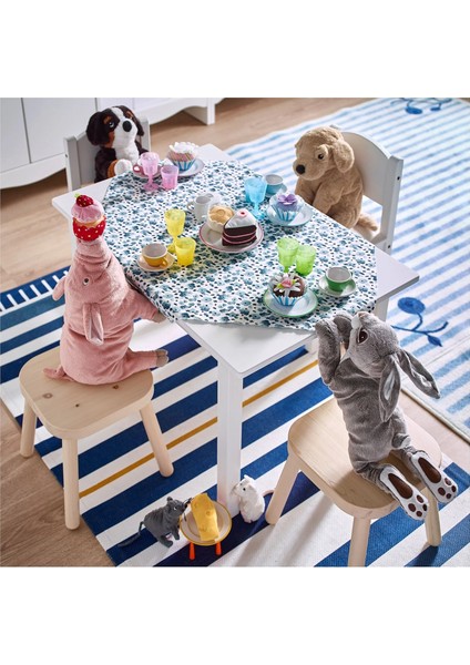 Sundvık Çocuk Sandalyesi Beyaz 55 x 29 x 28 cm Oturma Alanı Okul Öncesi Için Ideal