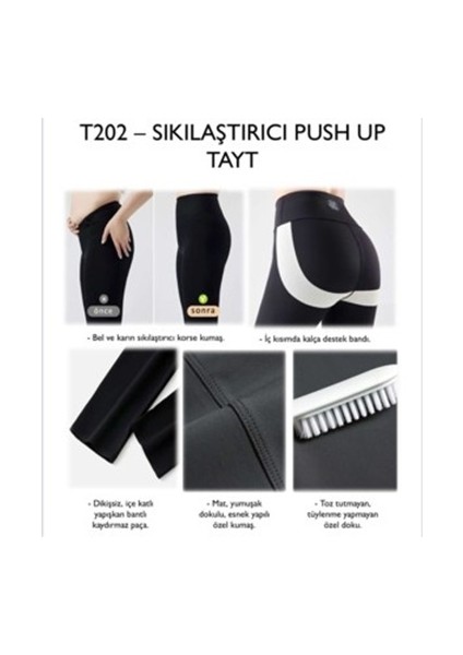 Toparlayıcı Push Up Tayt T202 fiyatları