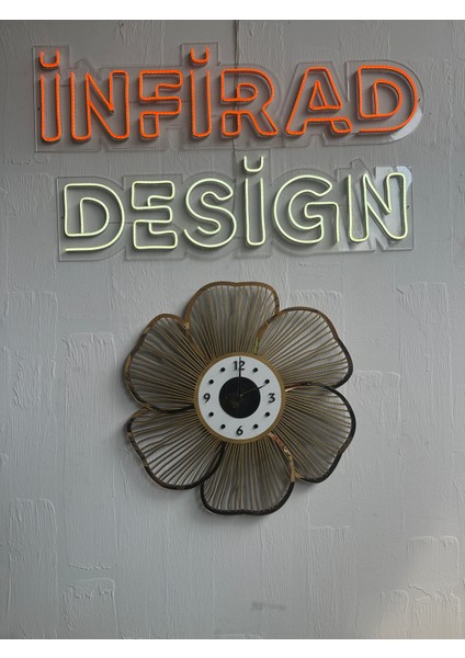 Papatya Desen Dekoratif Ahşap Tasarım Duvar Saati fiyatları