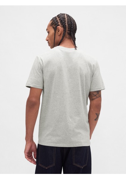Erkek Gri Everyday Soft Gap Logo T-Shirt fırsatları
