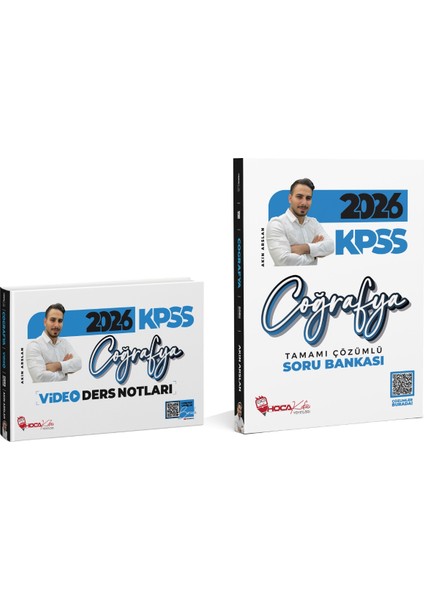 2026 Kpss Coğrafya Soru Bankası- Coğrafya Video Ders Notlar 2 Li Set