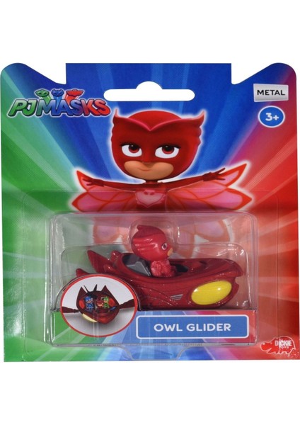 Pijamaskeliler Tekli Metal Araçlı Figür Baykuş Kız