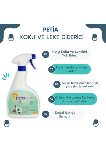 Stain And Odor Remover Kedi Idrar Giderici Koku ve Leke Giderici Sprey 750 ml