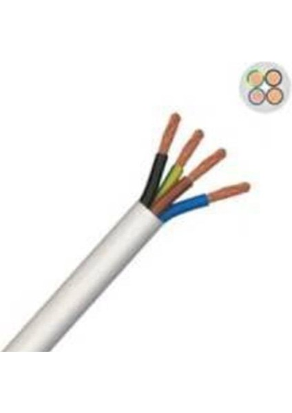 Ttr-4x1.5mm ,kesit 1.5mm 4-Damar/çok Telli Ttr Kablo