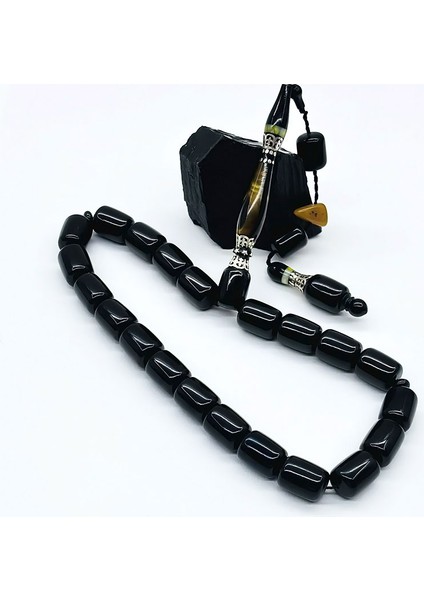 Usta Işçilikli Efe Maskot Erzurum Oltu Taşı Tesbih