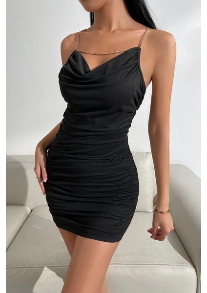 Zincirli Mini Elbise fiyatları