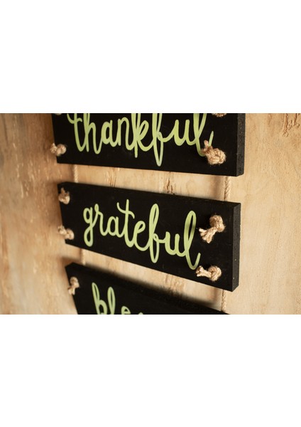 3'lü El Yapımı Jüt Halat Askılı Rengarenk Mottolu Ahşap Iç ve Dış Mekan Bohem Duvar Panosu modelleri