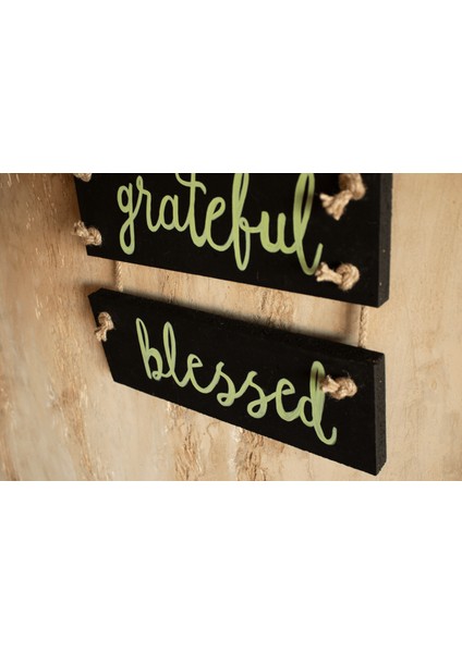 3'lü El Yapımı Jüt Halat Askılı Rengarenk Mottolu Ahşap Iç ve Dış Mekan Bohem Duvar Panosu fırsatları