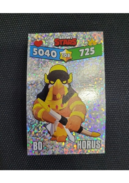 Bo Horus Kağıt Parlak Simli Kart 8X5CM Yeni Seri 1 Adet