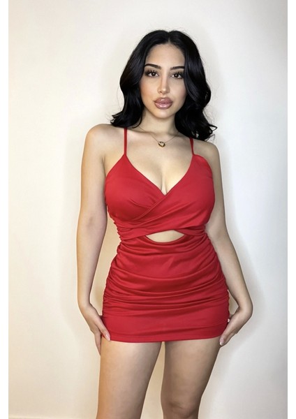 Büzgülü Fantezi Elbise