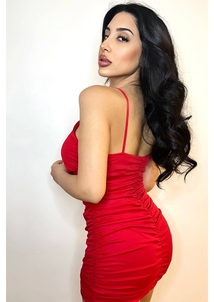 Büzgülü Fantezi Elbise modelleri