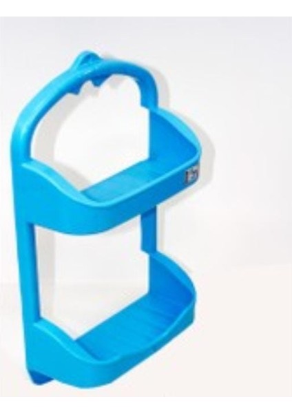 Mavi Şık ve Pratik Şampuanlık – Duvar Tipi Banyo Organizer Raf fiyatları